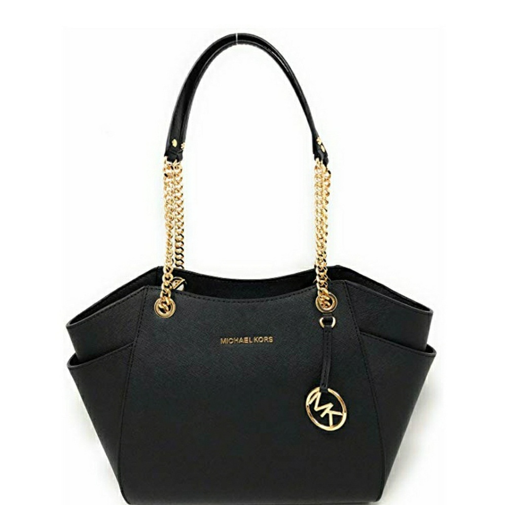 Michael Kors Large Chain Shoulder Tote Purse